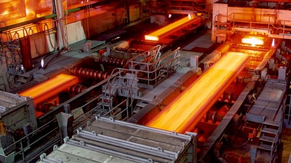 What was the volume of the metallurgy industry?